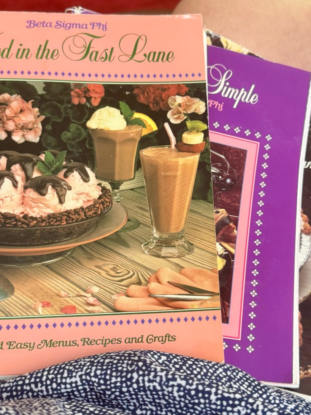 3 Vintage Beta Sigma Phi Cookbooks